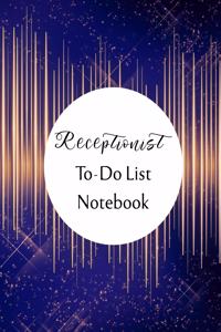 Receptionist To Do List Notebook
