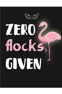 Zero flocks given
