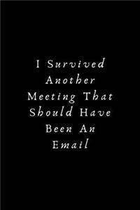 I Survived Another Meeting That Should Have Been An Email