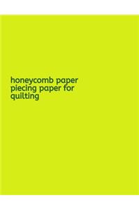 Honeycomb Paper Piecing Paper For Quilting