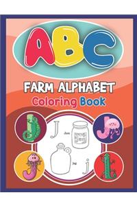 ABC Farm Alphabet Coloring Book