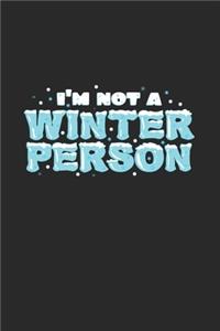 I'm not a winter person