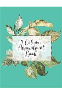 4 Column Appointment Book