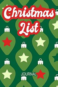 Christmas List Journal