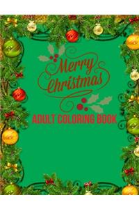 Merry Christmas Adult Coloring Book