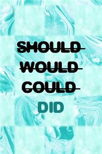 Should Would Could Did