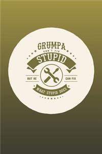 Grumpa Can't Fix Stupid But He Can Fix What Stupid Does