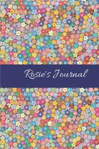 Rosie's Journal: Cute Personalized Name College-Ruled Notebook for Girls & Women - Blank Lined Gift Journal/Diary for Writing & Note Taking