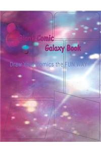 Blank Comic Galaxy Book