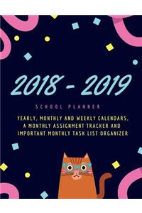 2018-2019 School Planner