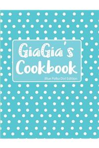 GiaGia's Cookbook Blue Polka Dot Edition