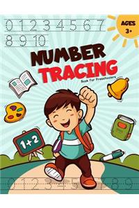 Number Tracing Book for Preschoolers