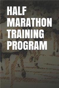 Half Marathon Training Program