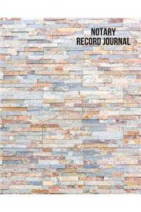 Notary Record Journal