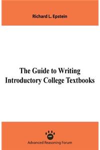 The Guide to Writing Introductory College Textbooks