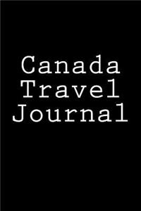 Canada Travel Journal