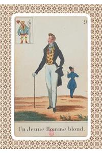Carnet Blanc, Cartomancie, Homme Blond, 18e Siècle