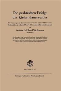 Die Praktischen Erfolge Des Kieferndauerwaldes