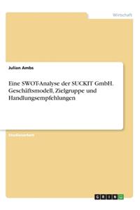 Eine SWOT-Analyse der SUCKIT GmbH. Geschäftsmodell, Zielgruppe und Handlungsempfehlungen