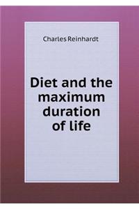 Diet and the Maximum Duration of Life