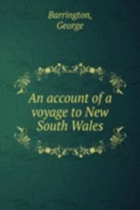 account of a voyage to New South Wales