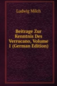 Beitrage Zur Kenntnis Des Verrucano, Volume 1 (German Edition)