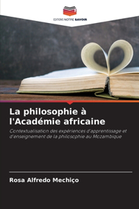 philosophie à l'Académie africaine