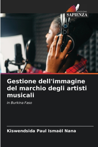 Gestione dell'immagine del marchio degli artisti musicali