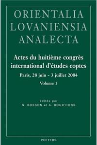 Actes Du Huitieme Congres International d'Etudes Coptes