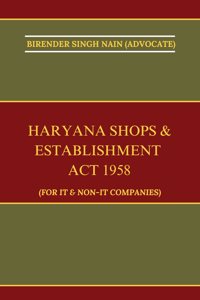 Haryana Shops & Establishment Act 1958 (For IT & Non-IT Companies)