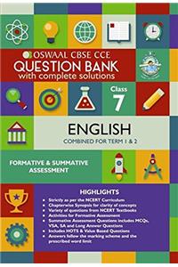 Oswaal CBSE CCE Question Banks English for Class 7