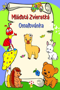 Mláďatá Zvieratká Omaľovánka