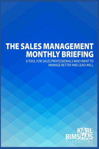 Sales Management Monthly Briefing