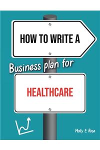 How To Write A Business Plan For Healthcare