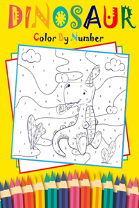 Dinosaur Color By Number