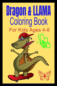Dragon & LLAMA Coloring Book