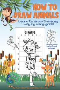 How to draw Animals - 30 Fun coloring activities for Kids