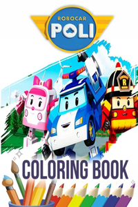 Robocar Poli Coloring Book