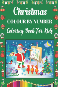 Christmas Colour By Number Coloring Book For Kids