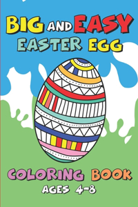 BIG & EASY Easter Egg Coloring Book