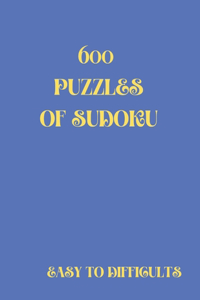 600 puzzles of sudoku