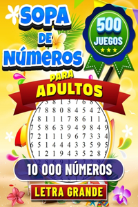 500 Sopa de Números Adultos