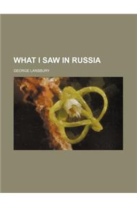 What I Saw in Russia