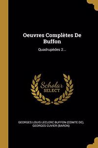 Oeuvres Complètes De Buffon