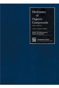 Dictionary of Organic Compounds, Sixth Edition, Supplement 1