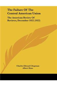 The Failure of the Central American Union
