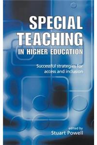 Special Teaching in Higher Education