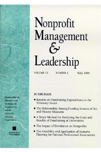 Nonprofit Management & Leadership, No. 1, Winter 2000