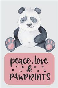 Peace, Love & Paw Prints