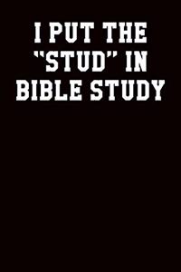 I Put The Stud In Bible Study